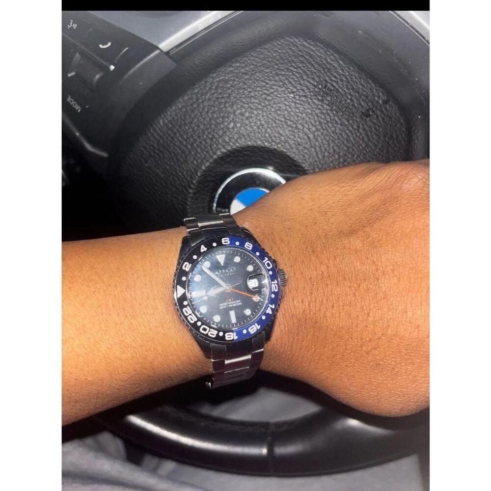 Unbranded Men's Blue and Black Watch